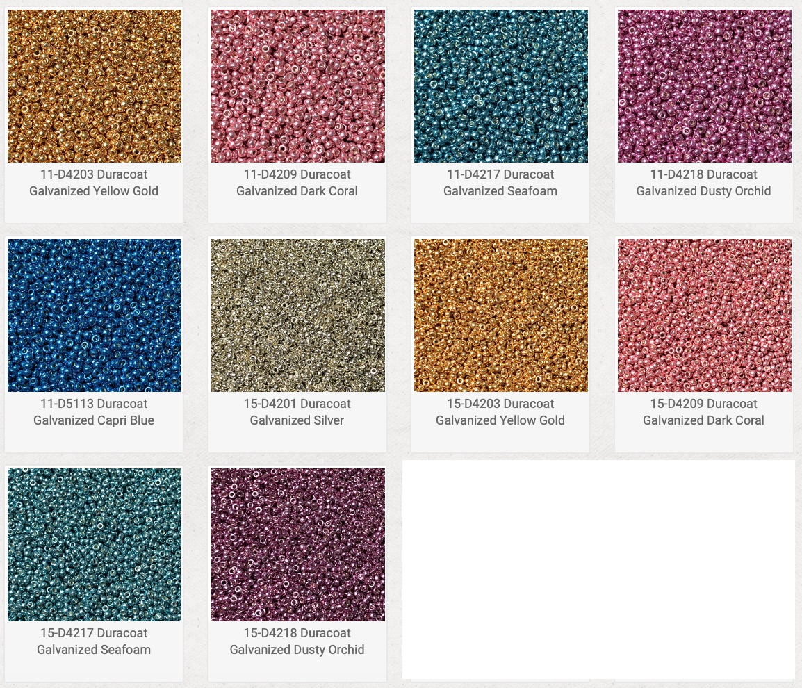 sample bead colors